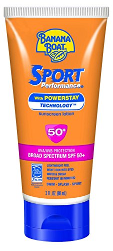 0689978195255 - BANANA BOAT SUNSCREEN SPORT PERFORMANCE BROAD SPECTRUM SUN CARE SUNSCREEN LOTION - SPF 50, 3 OUNCE (PACK OF 2)