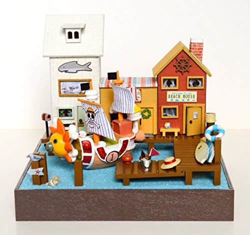 6900993300153 - DIY WOODEN MINIATURE DOLL HOUSE FURNITURE TOY MINIATURE PUZZLE MODEL HANDMADE DOLLHOUSE CREATIVE BIRTHDAY GIFT-NAUTICAL ADVENTURES