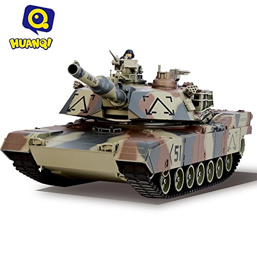 6901027109643 - HUANQI 781 - 10 M1A2 SIMULATION INFRARED RC BATTLE TANK TOY