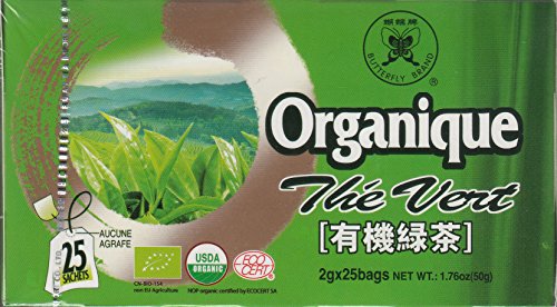6901118707154 - BUTTERFLY BRAND ORGANIC GREEN TEA 25 BAGS