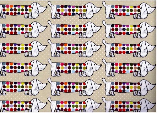0690258401294 - DACHSHUND ROLLED GIFT WRAP PAPER LONG DOG