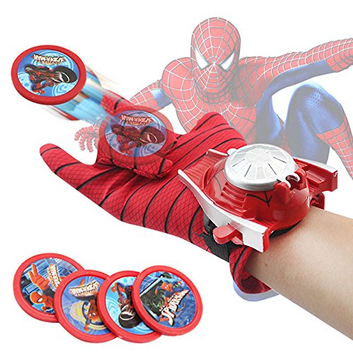 6902955586575 - SUPER HERO LAUNCHERS GLOVES COSPLAY ROLEPLAY KIDS TOYS - SPIDER MAN LAUNCHER