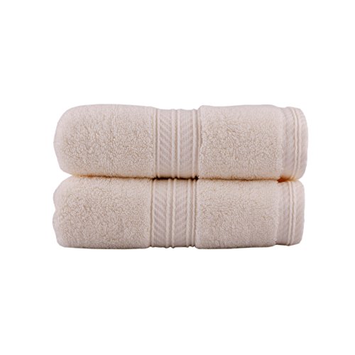 6903283753141 - ZHENXINMEI 2 PACK COTTON TOWEL SETS 14X29 THICKEN WASHCLOTH DURABLE HEALTHY HARMLESS FACE TOWELS SOFT ABSORB WATER MULTIPURPOSE FACE CLOTH FOR BATHROOM TRAVEL GYM SPORTS BEACH (MILKY WHITE)