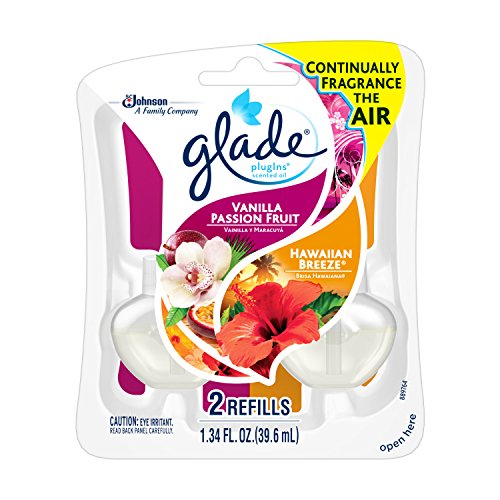 0690346000170 - GLADE PLUGINS SCENTED OIL REFILL HAWAIIAN BREEZE/VANILLA PASSION FRUIT 1.34 OZ. (PACK OF 3)