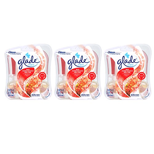 0690346000750 - GLADE PISO REFILLS RED HONEYSUCKLE NECTAR, 3 COUNT