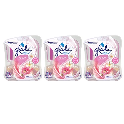 0690346000781 - GLADE PISO REFILLS WHITE TEA AND LILY, 3 COUNT