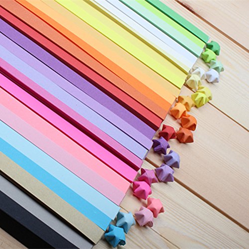 6903858162057 - BUYBUYMALL ORIGAMI STARS PAPERS PACKAGE 25 COLORS ONE PACKAGE