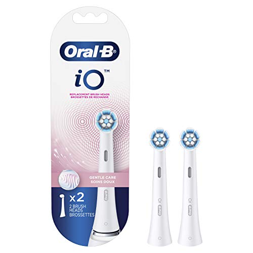 0069055128930 - ORAL-B IO GENTLE CARE REPLACEMENT BRUSH HEADS, WHITE, 2 COUNT