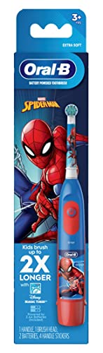 0069055135129 - ORAL-B KIDS BATTERY TOOTHBRUSH FEATURING MARVELS SPIDERMAN, SOFT BRISTLES, REPLACEABLE BRUSH HEAD, FOR KIDS 3+