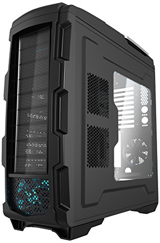 0690568011428 - AZZA CSAZ-GT 1 FULL TOWER COMPUTER GAMING CASE, BLACK