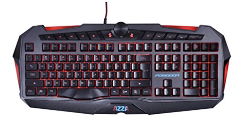 0690568031211 - AZZA GAMING MULTIMEDIA KEYBOARD WITH RED BACK LIGHT