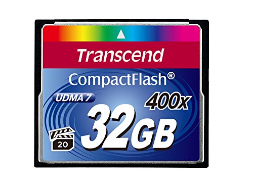 0069060237344 - TRANSCEND 32GB COMPACTFLASH MEMORY CARD 400X (TS32GCF400)