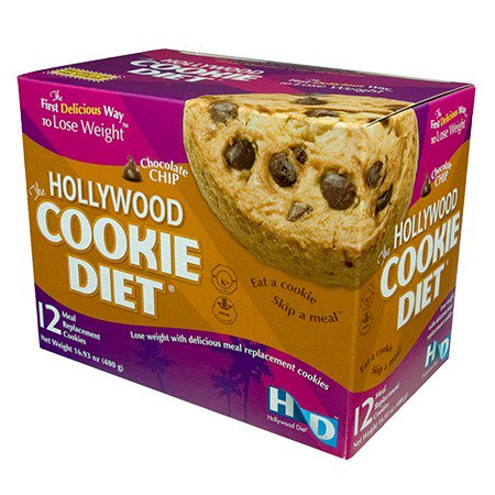 0690615105544 - HOLLYWOOD COOKIE DIET - 8 BOXES - CHOCOLATE CHIP!