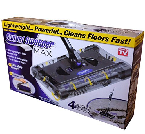 6906777581855 - ONTEL PRODUCTS SWSMAX MAX CORDLESS SWIVEL SWEEPER