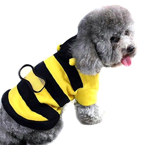 0690999844473 - GENERIC FLEECE LOVELY BUMBLE BEE WINGS CUTE DOG CAT PET COSTUME APPAREL CLOTHES COAT