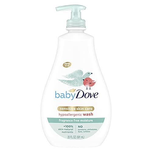 0691035431787 - BABY DOVE TIP TO TOE BABY WASH SENSITIVE MOISTURE 20 OZ FOR SENSITIVE SKIN WASHES AWAY BACTERIA, FRAGRANCE-FREE BABY WASH