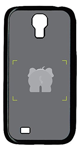 6911506979025 - BRIAN114 SAMSUNG GALAXY S4 CASE, S4 CASE - POWERFUL PROTECTION FOR SAMSUNG GALAXY S4 I9500 ASS OF ELEPHANT ARMOR BACK BLACK HARD CASE COVER FOR SAMSUNG GALAXY S4 I9500