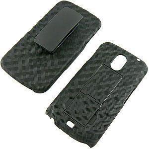 0691167654344 - VZW RUBBERIZED HARD SHELL CASE WITH HOLSTER FOR SAMSUNG GALAXY NEXUS SCH-I515