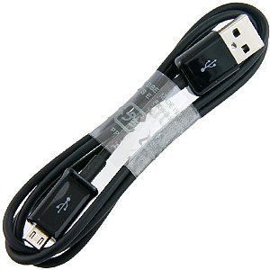 0691167687786 - SAMSUNG OEM UNIVERSAL ECC1DU6BBE/ECB-DU4EBE 5-FEET MICRO USB CHARGING DATA CABLE FOR SAMSUNG GALAXY S3/S4/NOTE 2 - NON-RETAIL PACKAGING - BLACK