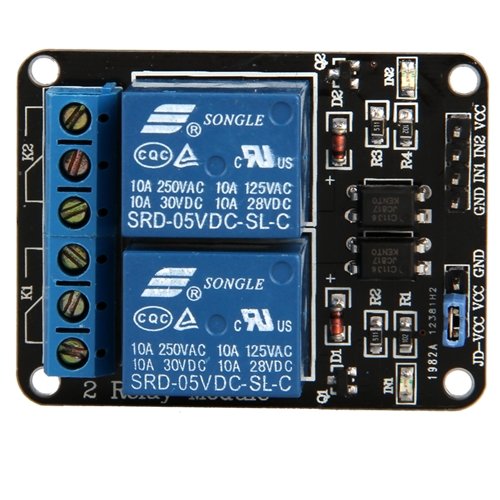 6912630378784 - EASY PROVIDER 5V 2-CHANNEL RELAY MODULE SHIELD FOR ARDUINO ARM PIC AVR DSP ELECTRONIC