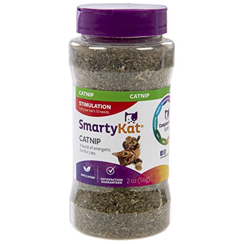 0691338133272 - SMARTYKAT CATNIP FOR CATS & KITTENS, SHAKER CANISTER - 2 OUNCES