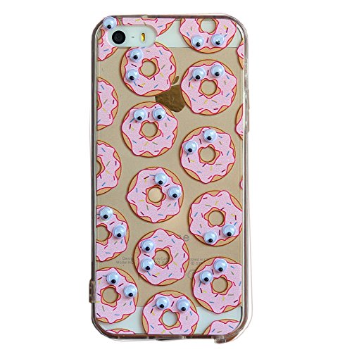 6918347215046 - IPHONE 5S CASE, CKCY CUTE GOOGLY MOVING EYES SERIES BACK CASE SLIM FIT FOR APPLE IPHONE 5 / 5S (SWEET CIRCLE)