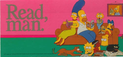 0691852746385 - THE SIMPSONS READ MAN BOOKMARKS PACK OF 10 BART HOMER LISA MARGE MAGGIE