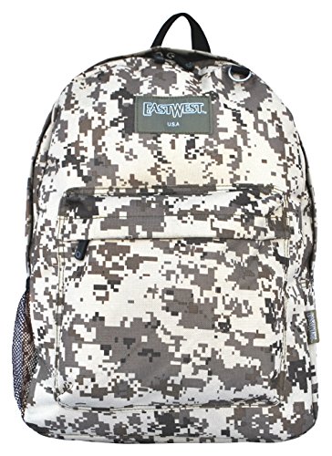 0691966003053 - EAST WEST U.S.A BC101S DIGITAL CAMOUFLAGE MILITARY SPORTS BACKPACK, TAN/CAMO