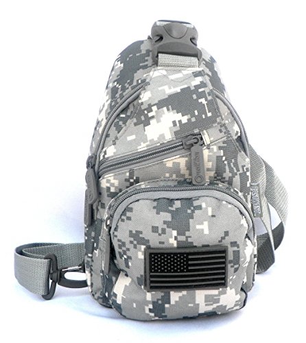 0691966156209 - EAST WEST U.S.A RTC528 TACTICAL CAMOUFLAGE MILITARY SLING CHEST UTILITY PACK BAG, CAMO
