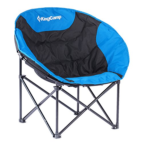 6920253765973 - KINGCAMP® MOON LEISURE LIGHTWEIGHT CAMPING CHAIR-PADDED SEAT, HEAVY-DUTY CONSTRUCTION, WITH MAGAZINES BAG, BOTH FOR OUTDOOR AND INDOOR ACTIVITIES