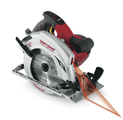 0692042325014 - CRAFTSMAN 9-27311 PROFESSIONAL 15 AMP CORDED 7 1/4 AND NUMBER 34 CIRCULAR SAW WITH LASER TRAC AND DUAL BULB WORK LIGHT