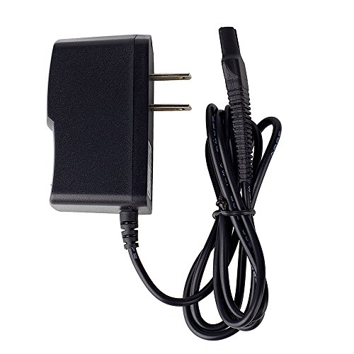 6921407838673 - UNIVERSAL PORTABLE 2PIN POWER RAZOR CHARGER CORD ADAPTER FOR BRAUN 5210 SHAVE (US PLUG---BLACK)
