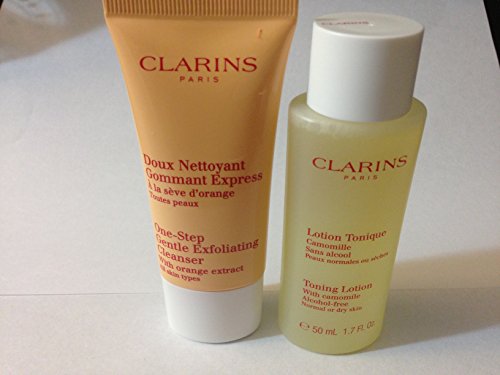 6921455501291 - CLARINS SET: CLARINS ONE-STEP GENTLE EXFOLIATING CLEANSER WITH ORANGE EXTRACT AL