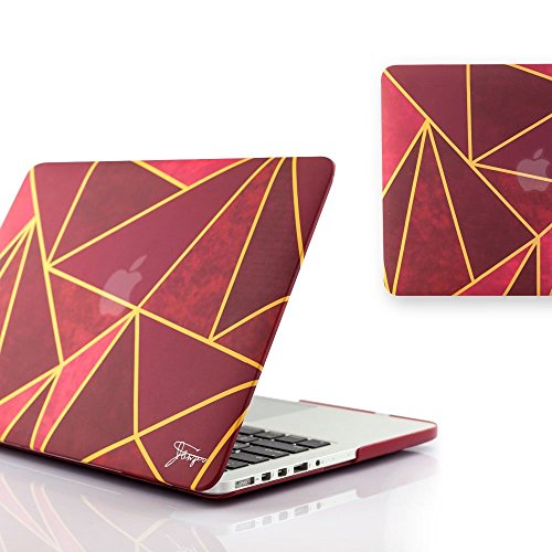 0692193647119 - NEON PARTY (TM) SERIES IBENZER GLOBAL DESIGNER LIMITED EDITION SMOOTH FINISH PLASTIC HARD CASE COVER FOR MACBOOK PRO 13.3'' WITH RETINA DISPLAY (MODEL: A1502 / A1425 ), RUBY MRD13RUBY