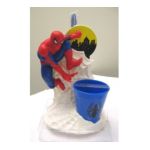 0692237039191 - SPIDERMAN TOOTHBRUSH AND CUP HOLDER SET FOR KIDS 1 SET