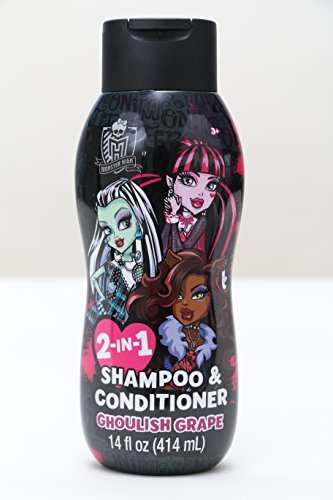 0692237077797 - MONSTER HIGH 2-IN-1 SHAMPOO & CONDITIONER 14OZ GHOULISH GRAPE