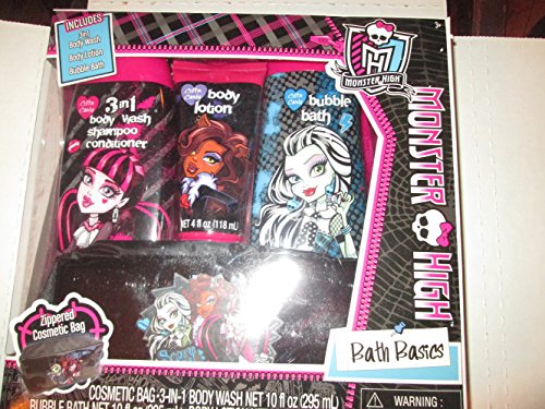 0692237082012 - MONSTER HIGH COSMETIC 3IN 1 BODY WASH, BUBBLE BATH & LOTION