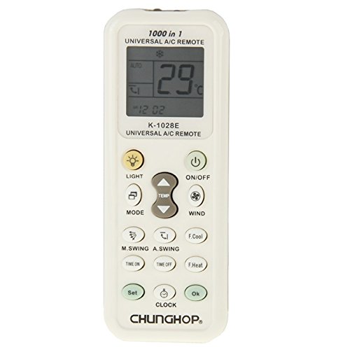 6922685483814 - GOLDENSUSNKY CHUNGHOP K-1028E UNIVERSAL AIR CONDITIONERS REMOTE CONTROLLER WITH FLASHLIGHT