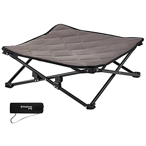 6923334516501 - KINGCAMP SMALL STABLE FOLDING COOLING ELEVATED DOG BED, PORTABLE RAISED PET COT WITH WASHABLE MESH PAD TRAVEL OUTDOOR CAMPING DOG BED FOR DOGS AND ALL CATS WEIGHT UP TO 25 LBS
