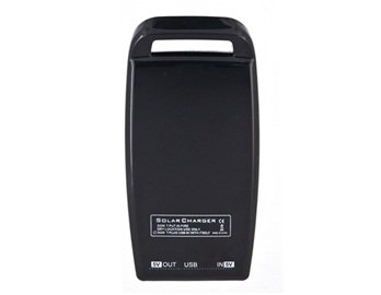 6923397576696 - DS-500 SOLAR PORTABLE USB MOBILE CHARGER (BLACK)