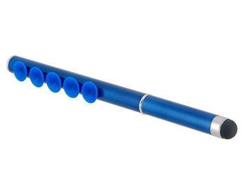 6923397619041 - KHE 2 IN 1 CAPACITIVE TOUCH STYLUS PEN WITH SUCTION CUP FOR IPHONE 3G/ 3GS/ 4 (BLUE)