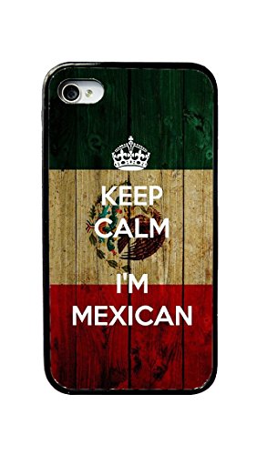 6925131904437 - IPHONE5 5S 5SE CASE,KEEP CALM I AM MEXICAN MEXICO SHOCK-ABSORPTION BLACK HARD CASE FOR IPHONE5 5S 5SE PC BACK CASE