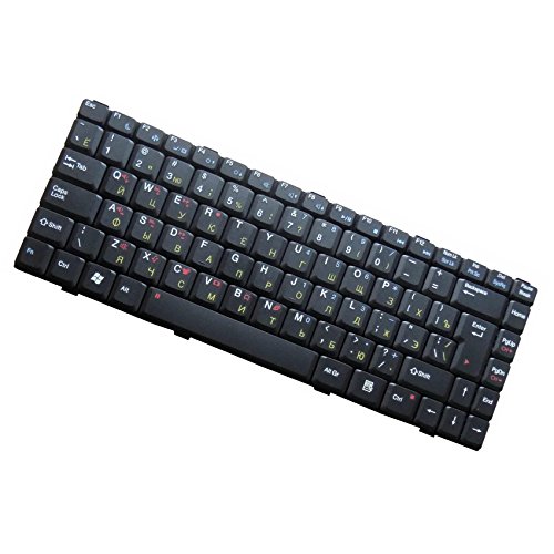6925579294152 - GENERIC BLACK RUSSIAN/RU QWERTY KEYBOARD FOR ASUS INTELBRAS I11 I12 I14 I15 I20 I21 I30 I31 I32 I33 I36 COMPAL FL90 IFL90 IFL91 FL92 HLB2 GIGABYTE W451 W551N W511N SW1 TW3 HEDY KW300 KW300C TW300 GREAT WALL T60 E570 SERIES NEW NOTEBOOK REPLACEMENT ACCESS
