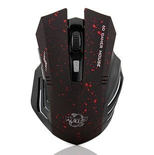 6925583073712 - WEYES WIRELESS 6D 2000 DPI 2.4G EXPERT GAMING MOUSE MICE BACKLIGHT RED