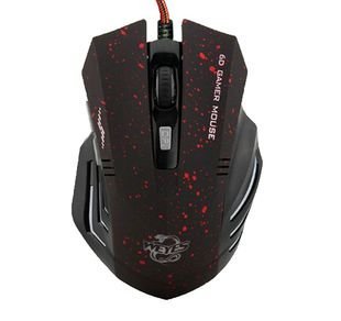 6925609400645 - WEYES WIIRED 6D 3200 DPI EXPERT GAMING MOUSE MICE BACKLIGHT RED