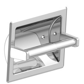 6925699900377 - PROJECT SOURCE SETON POLISHED CHROME RECESSED TOILET PAPER HOLDER