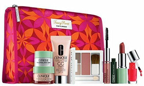 6925945815660 - CLINIQUE 2013 WINTER 9 PCS GIFT SET INCLUDING NEW RELEASED MOISTURE SURGE CC CREAM WITH NORDSTROM EXCLUSIVE TRACY REESE COSMETIC BAG