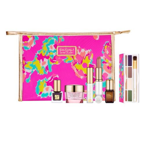 6925945820442 - ESTEE LAUDER SPRING MAKEUP SKINCARE VALUE $165+ GIFT SET 8 SHADE EYESHADOW PALETTE CHIC COLOR CLUTCH COSMETIC BAG NORDSTROM EXCLUSIVE