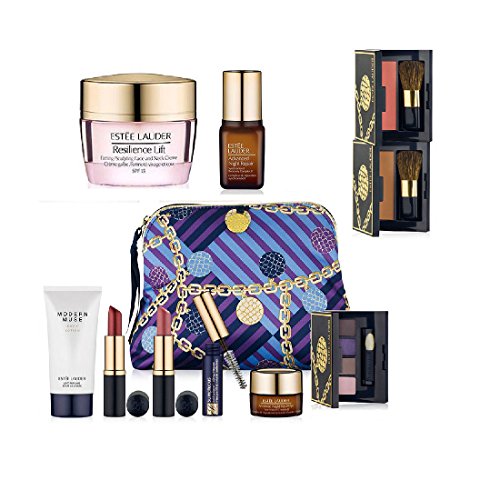 6925945820558 - NEW ESTEE LAUDER FALL 9PC SKINCARE MAKEUP GIFT SET $165+ VALUE WITH COSMETIC BAG