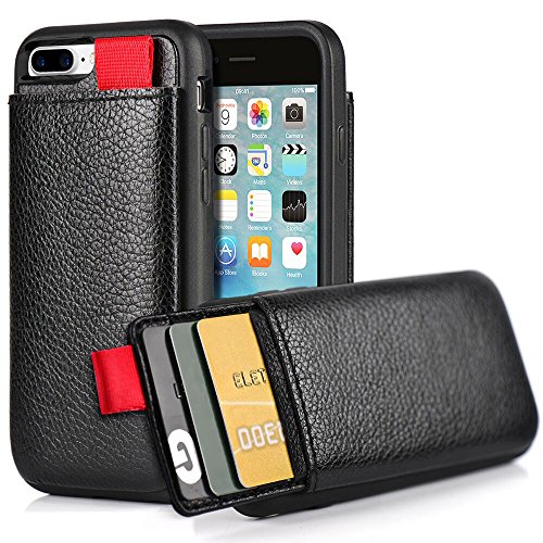6926210135940 - IPHONE 7 PLUS WALLET CASE, IPHONE 7 PLUS LEATHER CASE, LAMEEKU PROTECTIVE IPHONE 7 PLUS CARD HOLDER CASES WITH CREDIT CARD & ID CARD SLOT, SHOCKPROOF COVER FOR APPLE IPHONE 7 PLUS 2016 5.5INCH BLACK